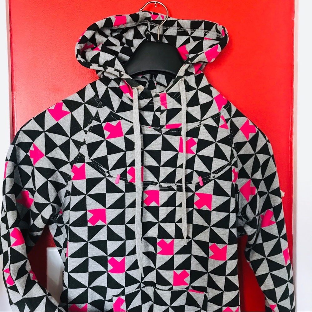 Geometric Hoodie Size XS